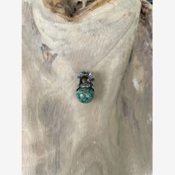 Troldekugle kande med Morano glas kugle