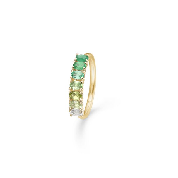 Poetry Emerald ring i guld
