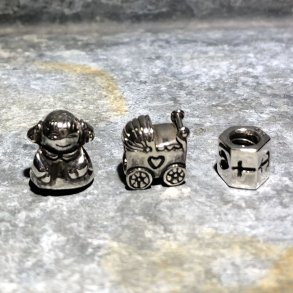 2.nd Hand - 3 Pandora led i slv