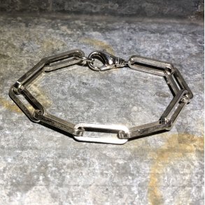 2.nd Hand - Armbnd i slv med bne rustikke led