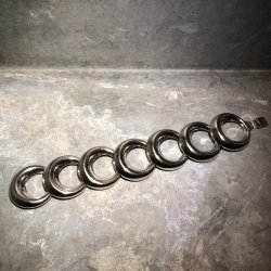 2.nd Hand - Slvarmbnd med store led