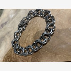 Bismark armbnd i slv